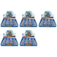Novelty Gift Surprise Egg Pull Back Block Car Counter Display of 12 Bundle of 5
