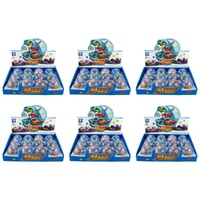 Novelty Gift Surprise Egg Pull Back Block Car Counter Display of 12 Bundle of 6