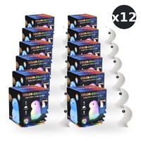 InnoVibe Colour-Changing Squishy Dinosaur Silicone Touch Lamp Pack of 12