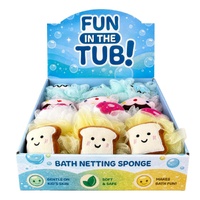 Fun in the Tub Food Bath Netting Sponge Display of 12