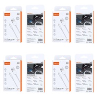 USB-A to Lightning Fast Charging Cable 3A 1m White Pack of 4