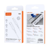 USB-C to Lightning Fast Charging Cable PD 20W 1m White