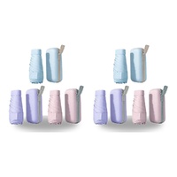 Mini Compact Umbrella with Zip Case Assorted Colours - Random Colour Supplied Pack of 2
