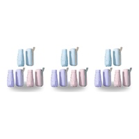 Mini Compact Umbrella with Zip Case Assorted Colours - Random Colour Supplied Pack of 3