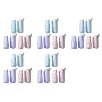Mini Compact Umbrella with Zip Case Assorted Colours - Random Colour Supplied Pack of 5