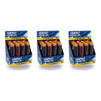Compact Umbrellas Assorted Colours Counter Display of 12 Bundle of 3