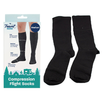 Travel Now Compression Flight Socks Medium 13Ð17 mmHg Travel Support