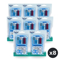 Travel Now Sewing Kit Compact Travel Repair Case with Threads & Tools Pack of 8