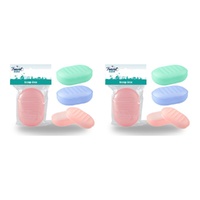 Travel Now Travel Soap Box Assorted Colours - Random Colour Supplied Pack of 2
