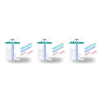 Travel Now Travel Toothbrush Holder Assorted Colours - Random Colour Supplied Pack of 3
