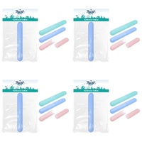 Travel Now Travel Toothbrush Holder Assorted Colours - Random Colour Supplied Pack of 4