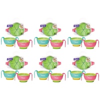 Momeasy Baby Snack Box Bowl with Handles 6m+ - Random Colour Supplied Pack of 6