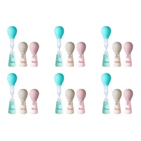 Momeasy Baby Nasal Aspirator Bulb Style with Stand - Random Colour Supplied Pack of 6
