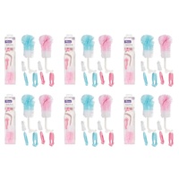 Momeasy 2 in 1 Baby Bottle Brush with Teat Brush - Random Colour Supplied Pack of 6