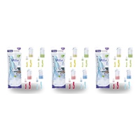 Momeasy 2 in 1 Bottle Brush Set with Teat Brush Stored Inside - Random Colour Supplied Bundle of 3