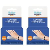 Better Home Care Now Adult Leather Thumb Stall 14.5 x 4.5cm x 2