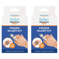 Better Home Care Now 3 Piece Finger Injury Kit Splint and Tape x 2