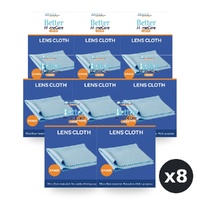 Better HomeCare Now Lens Cloth 13 x 13cm 2pc Bundle of 8