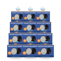Better HomeCare Now 10x Magnifying Mirror Glass with Suction Cups 10mm x 88mm Pack of 12
