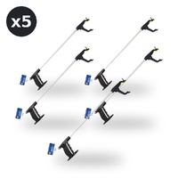 Better HomeCare Now Rotating Grip Reacher 76cm Lightweight Pick Up Tool Pack of 5