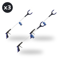Better HomeCare Now Rotating Grip Reacher 82cm Lightweight Pick Up Tool Pack of 3