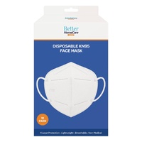 Better HomeCare Now Disposable KN95 Face Mask White 12 Pack