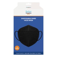 Better HomeCare Now Disposable KN95 Face Mask Black 12 Pack