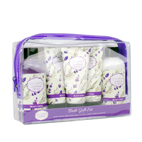 Lulu Grace Lavender 5pc Body Care Gift Set Lotion Hand Cream Shampoo Conditioner