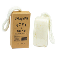 Crewman Body Soap On A Rope 200g Mens Grooming Sandalwood Skin Care