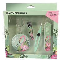 Beauty & Me Flamingo 4 Piece Nail Clipper and Grooming Kit 