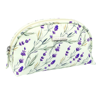 Lulu Grace Cosmetic Bag Make Up Travel Pouch Lavender 20 x 12cm