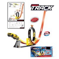 17pc Track Racing Car Set 360 Degree Spinway Kids Boys Toy Cars