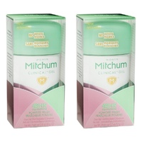 Mitchum Women Clinical Gel Antiperspirant Deodorant Powder Fresh 57g Pack of 2