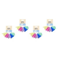 Lady Jayne Pastel Soft Knitted Ponytailers 24 Pack x 3 Bundle of 4