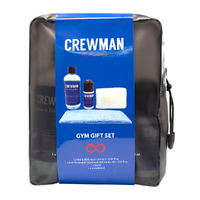 Crewman Gym Gift Set 4pc Hair Body Wash 250ml, Roll On Deo 75ml, Towel Sweatband