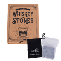 Whiskey Stones In Fabric Bag