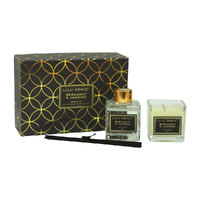 Lulu Grace Gift Set 90ml Diffuser and 90gm Candle Bergamot And Jasmine