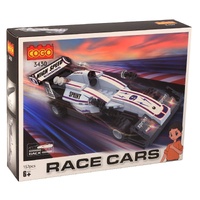 Blocks Racing Car Building Set 157 Piece Kids Construction Toy STEM Kit