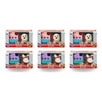 Pet House Plush Puppy with Pet Carrier Playset Ages 3+ - Random Design and Colour Supplied Pack of 3
