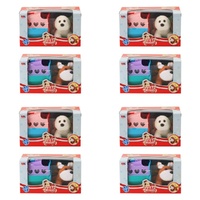Pet House Plush Puppy with Pet Carrier Playset Ages 3+ - Random Design and Colour Supplied Pack of 4