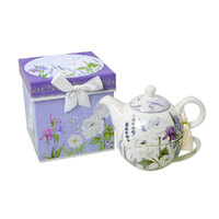 Lavender Tea Pot For One Gift Set