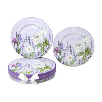 Cake Plate 2 Piece Gift Set Lavender