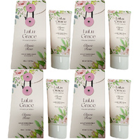 Lulu Grace Rose Hand Cream 90ml 4 Pack Hydrating Moisturising Non Greasy