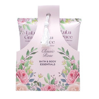 Lulu Grace Rose Bath Gift Set 90ml Body Wash and 90ml Body Lotion