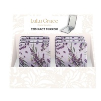 Lulu Grace Classic Lavender Compact Mirror Display of 6
