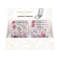 Lulu Grace Classic Rose Compact Mirror Display of 6