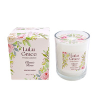 Lulu Grace Rose Scented Boxed Candle 200g