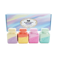 Bath Fizzer Gift Set 4 x Parfum Bottle 100g