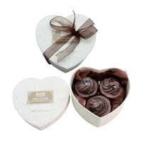 Bath Fizzer Heart Shaped Gift Set 3 x Chocolate Cup Cake 105g
