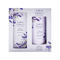 Lulu Grace Lavender Gift Set 50ml EDT Spray & Talc Free Body Powder 50gm
